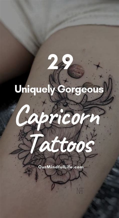 Capricorn Tattoos For Females