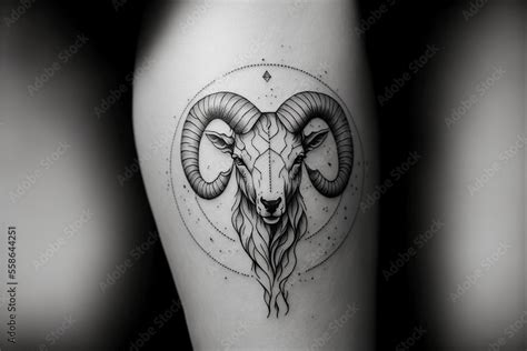 Capricorn Zodiac Sign Tattoo