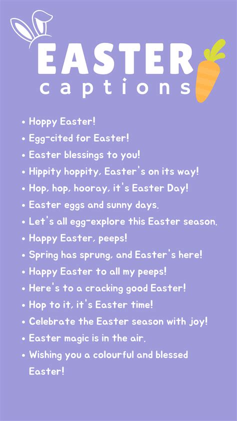 Captions For Easter