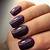 Captivating Rebel: Rock the Look with Dark Plum Nails