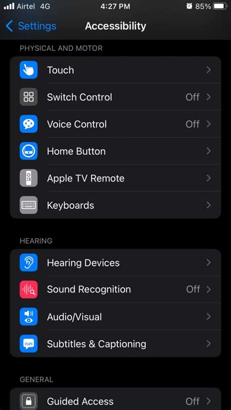 Capture Screenshots using Assistive Touch