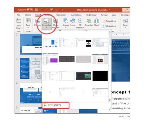 Capture and Add a Screenshot to PowerPoint