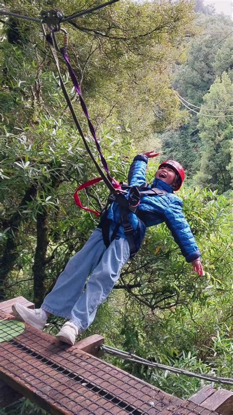 Capturing memories zip lining