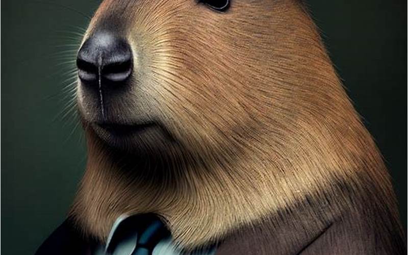 Capybara In A Suit