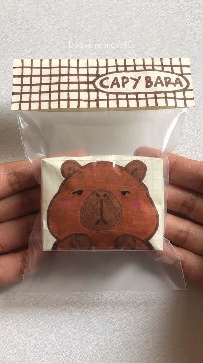 Capybara Paper Squishy Template