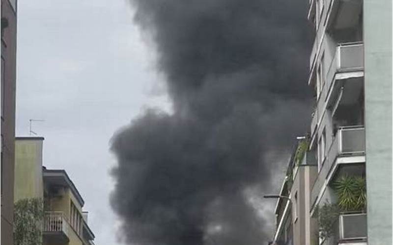 Car Explosion In Milan Italy