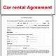 Car Rental Contracts Templates