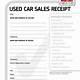 Car Sales Trade-in Template