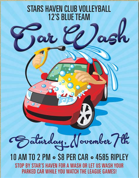 Car Wash Flyer Template / Deluxe Car Wash Flyer Design Template in Word