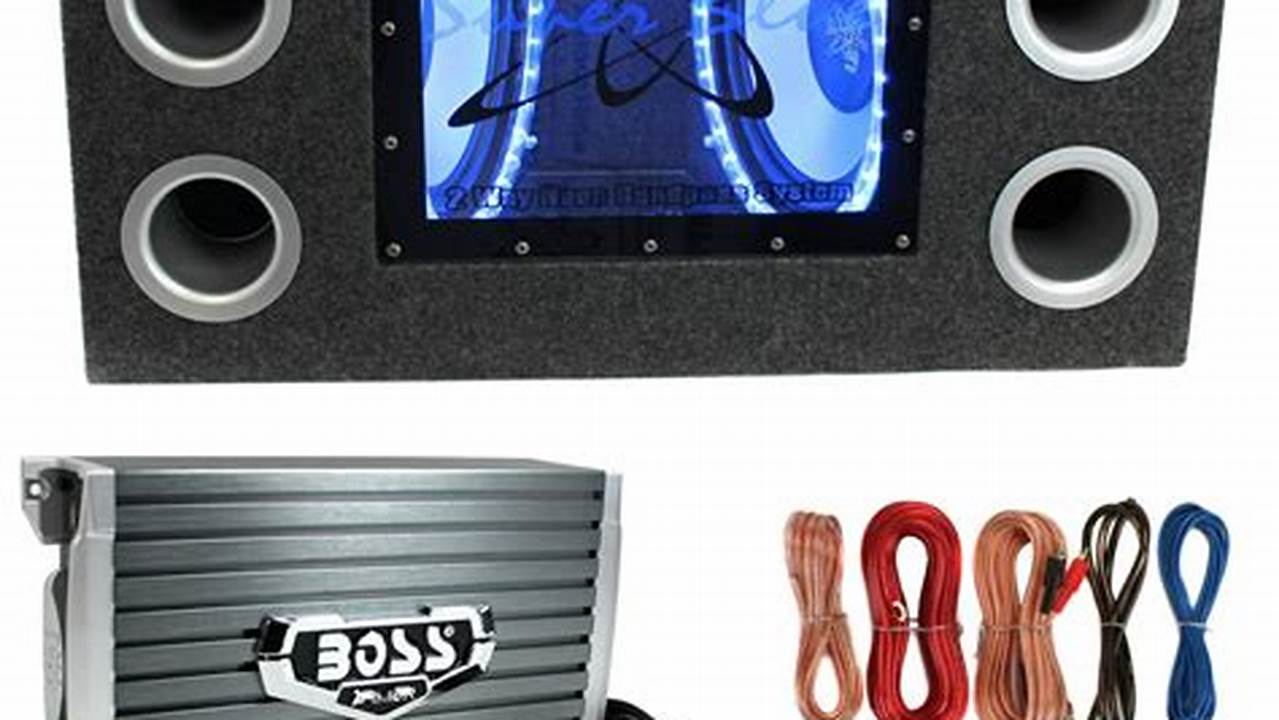 Car Woofer and Amplifier Price