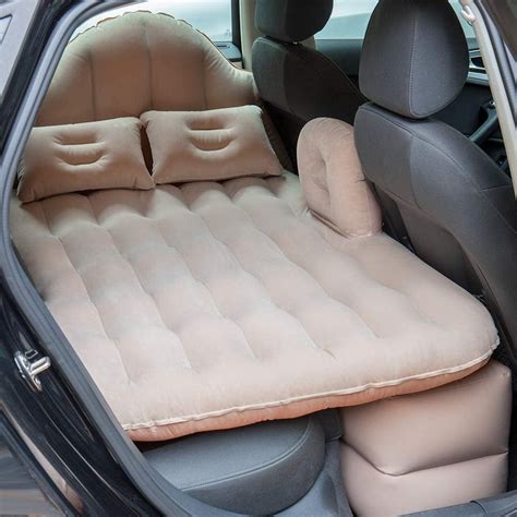 Car Backseat Inflatable Air Bed Mattress Pillow