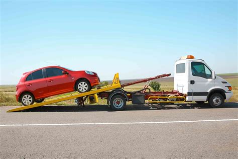 Car Being Towed