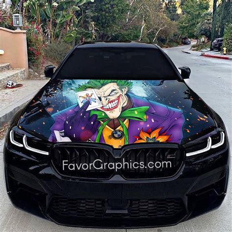 Car Car Hood Joker Sticker