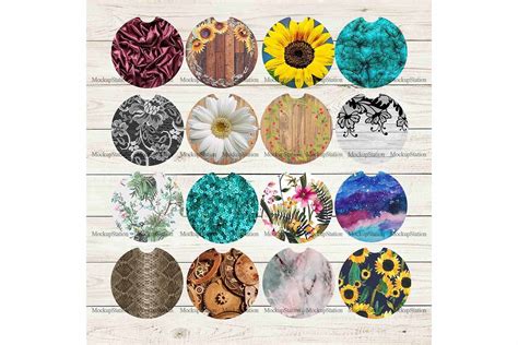 Download Car Coaster Sublimation PNG Bundle Crafts