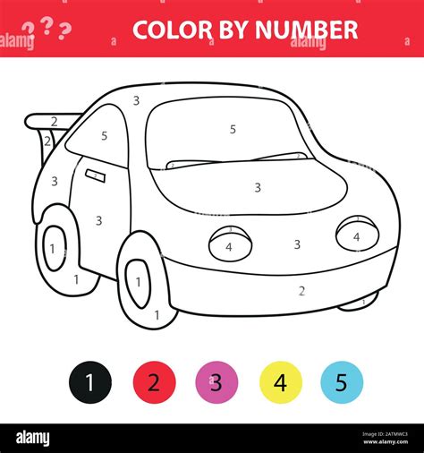 Car Coloring Worksheet
