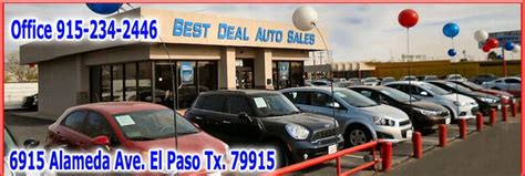 Car Dealerships In El Paso Tx For Bad Credit