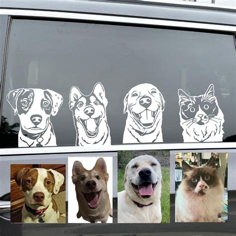 Car Decal Dog Stickers