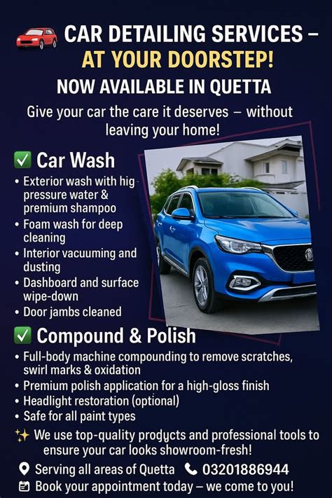 Car Detailing Quetta,