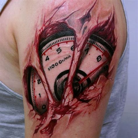 70 Car Tattoos For Men Cool Automotive Design Ideas