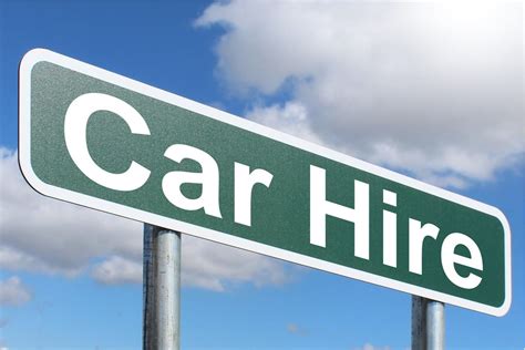 Car Hire Sign