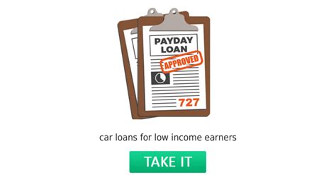 Car Loans For Low Income Earners