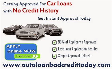 Car Loans For No Credit History