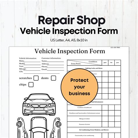 Car Repair Shop Inspection
