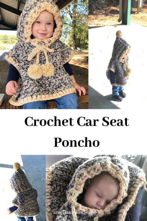 Car Seat Poncho Crochet Pattern