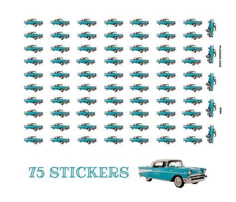 Car Stickers 1950