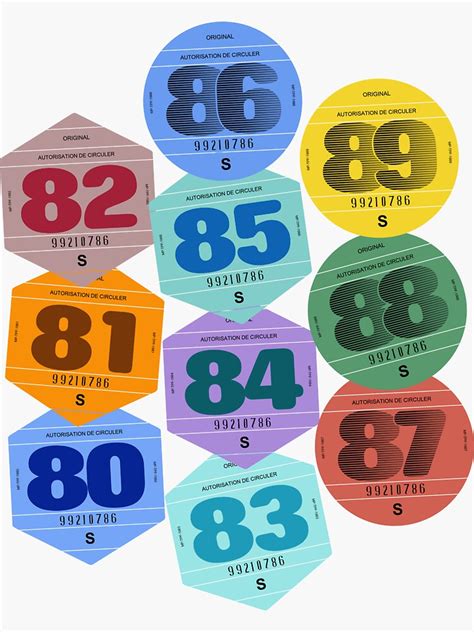Car Stickers 1980