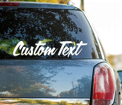 Car Stickers Custom