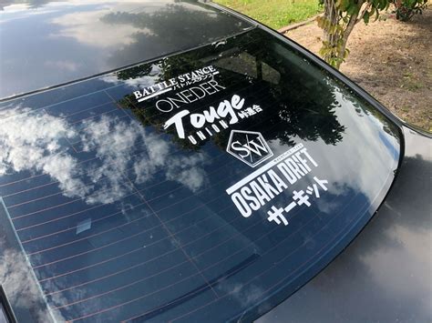 Car Stickers Glass