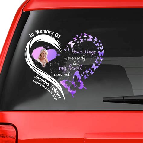 Car Stickers In Memory Of