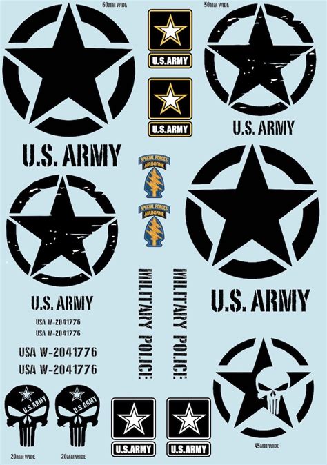Car Stickers Military