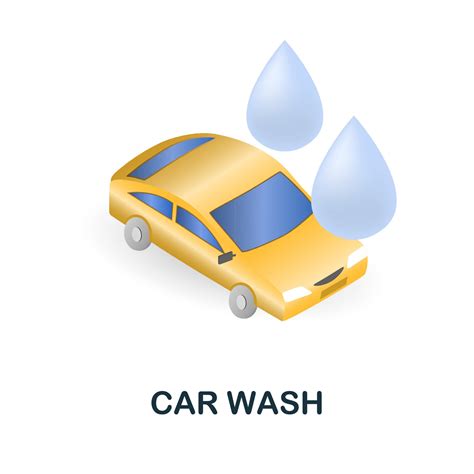 Car Wash 3D Icon