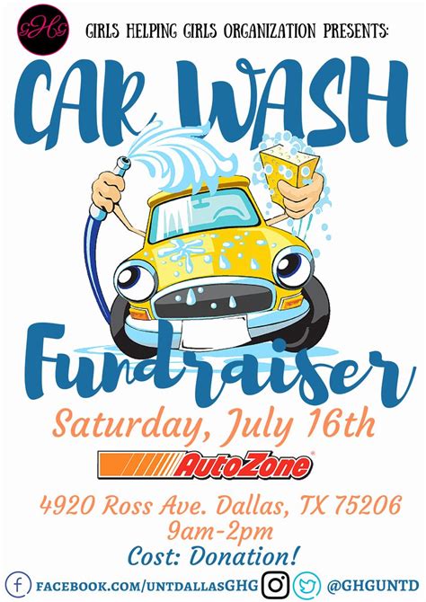 Car Wash Fundraiser Flyer Template