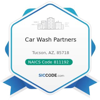 Car Wash Naics Code