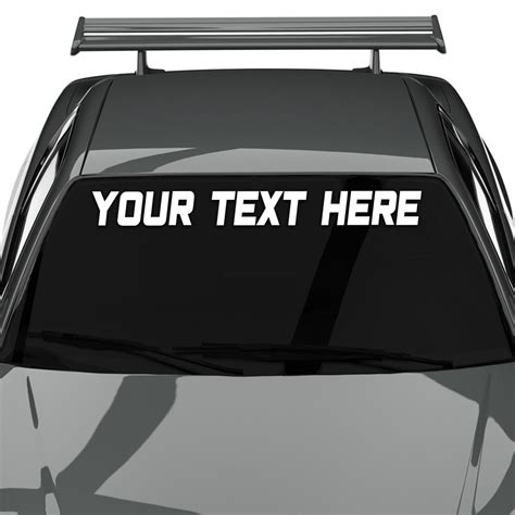 Car Window Banner Stickers