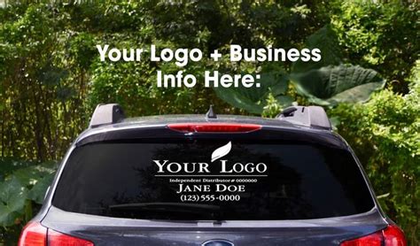 Car Window Business Decals
