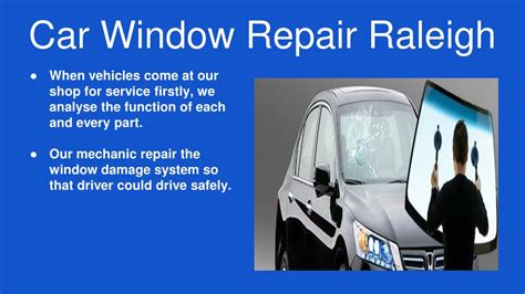 Car Window Damage Repair Raleigh