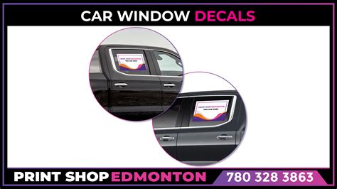 Car Window Decals Edmonton