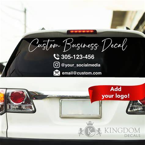 Car Window Decals For Business