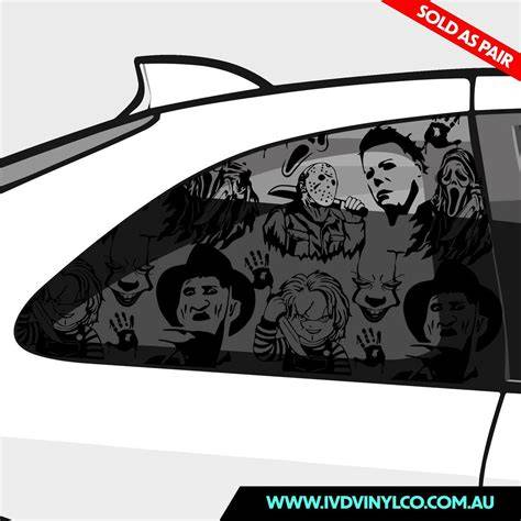 Car Window Decals Scary