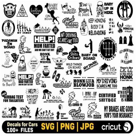 Car Window Decals Svg