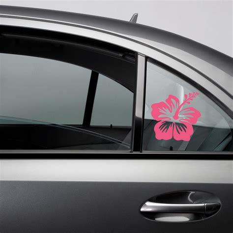 Car Window Sticker Hibiscus