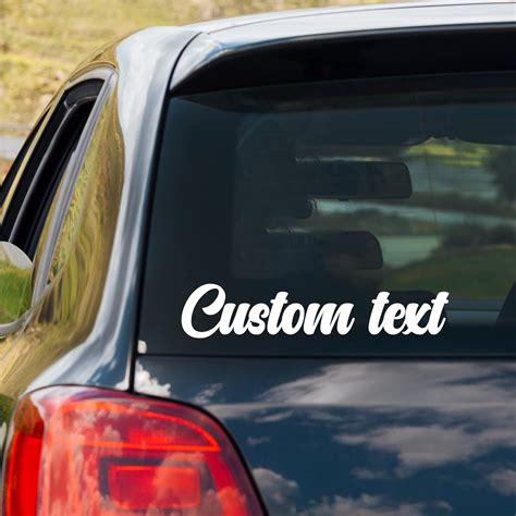 Car Window Stickers Letters