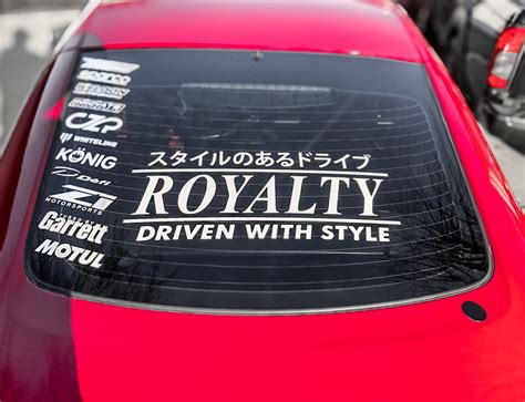 Car Window Stickers Racing