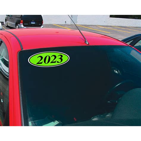 Car Year Stickers