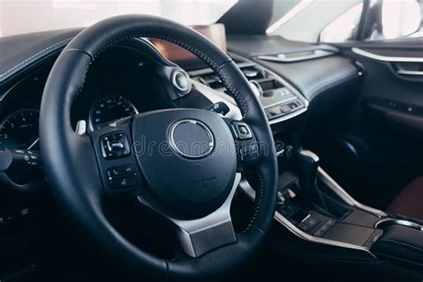 Car interior with driver