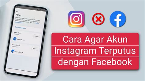 Cara Agar Instagram Tidak Terhubung Dengan Facebook 2022